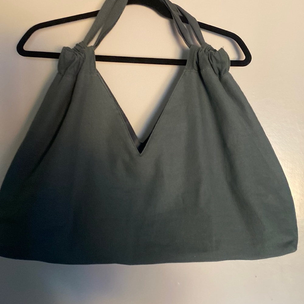 Linen sack purse